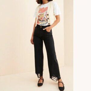 DL1961 Black Hepburn Wide‎ Leg 27” Jeans
